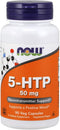 NOW Supplements, 5-HTP (5-hydroxytryptophan) 50 mg, Neurotransmitter Support*, 90 Veg Capsules...