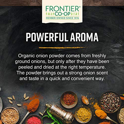 Frontier Co-op Organic White Onion Powder 6.14oz...