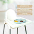 Divided Food Feeding Bowl Silicone Baby Dishes Kid Dinner Suction Baby Silicone Tableware Plate Bowl Spoon Fork Set BPA Free Non Toxic Eco Friendl...