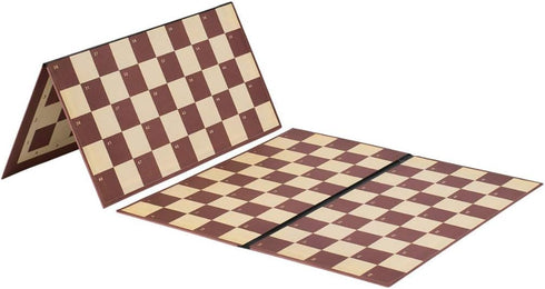 Double-Sided Cardboard Folding Chessboard Checkerboard for Playing Chess 100 Square Board Checkers Game International Draughts...