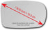 New Replacement Mirror Glass with Full Size Adhesive for 2011-2023 Chrysler 300 Dodge Charger 2011-2014 Chrysler 200 Passenger Side View Right RH...