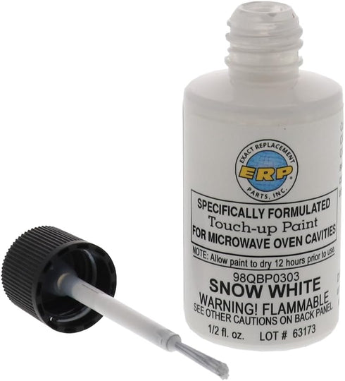 ERP Microwave Oven Universal Cavity Touch Up Paint 98QBP0303 Snow Bright White...