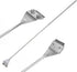 HOTOOLME Aquarium Scraper, 25.6" Stainless Steel Scraper Cleaning Razor with 10 Blades for Glass Aquarium Fish Tank...
