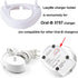 LazyMe Electric Toothbrush Heads Holder Charger Holders and 4 Toothbrush Heads Dust-Proof Covers for Oral-B Electric Toothbrush Series...