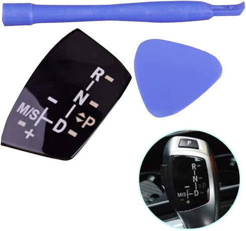 Long Car Gear Sticker Shift Knob Panel Cover for BMW Models X1 X3 X5 X6 F01 F10 F30 F35 F18 GT 1 3 5 6 7 Type (Long)...