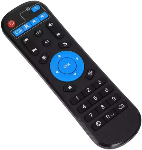 Replaced Remote Control Compatible with Android Smart TV Box T95, T95Z-K-V-U-W Pro, HK1, MX10, X88, X96, TX6, TX3, MX1, H50, H96...