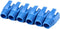 50 Pcs Cat7 Cat7A Cat8 Strain Relief Boot, RJ45 Plug Connector Cover Modular Network Plug Connector Cap Cable Connector Boots, Blue...