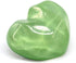 20 pcs Green Resin Jelly Heart Shape with Metal Loop Sewing Coat Buttons -20mm -13/16"...