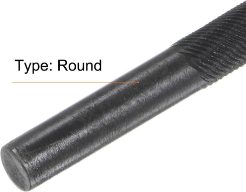 3pcs Chainsaw File 7/32"(5.5mm) High Carbon Hardened Steel Round Rasp with Plastic Handle for Chain Saw Polishing...