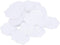 Hex Patchwork Templates,100Pcs Hexagonal Paper Piecing Template DIY Patchwork Modelboard Quilting Templates Sewing Craft DIY Stitching Tool (22mm ...
