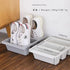 Simple modern Nordic style vertical economy slippers rack space home shoes storage WF (Beige)...