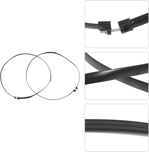 GANAZONO 2pcs Electric Fan Grille Retaining Ring Plastic Binding Hoop Table Fan Fixed Ring Standing Pedestal Fan Net Hoop Replacement for Electric...