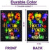 Solar Lighted Halloween Garden Flag It's Hocus Pocus Time Witches Flags for Garden Patio Lawn Outside Halloween Decorations Garden Decor (Hocus Po...