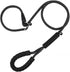 Dog Leash-Heavy Duty Long Dog Leash for Puppy, Small, Medium, and Large Dogs (Black Rope - Handle & Collar, 6 Feet)...