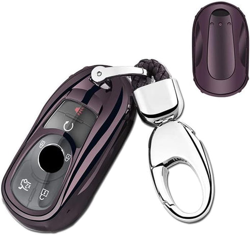Key Fob Cover,Compatiable with Buick Enclave Lacrosse Verano Encore Regal Envision Cascada GL8 Smart Keyless Entry Key Fob Soft TPU Case Protector...