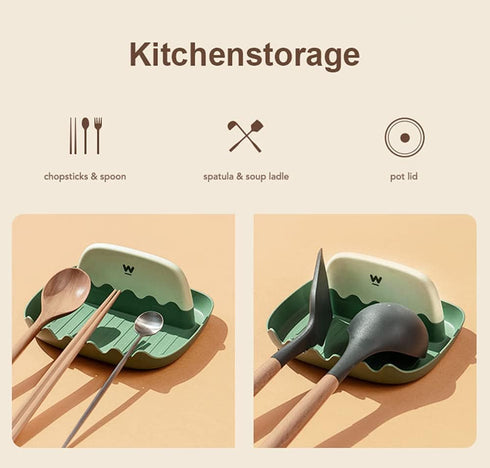 A spoon rack for kitchen counter using for spatula spoon rack in kitchen kitchen utensils and Barbecue appliances and pot lid support water drippi...