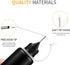 1 Ounce Black Needle Tip Glue Bottle, Tip Applicator Bottle with 2 Funnel, for Glue,Liquid,Oil, DIY Crafts Etc, 6 Pcs....