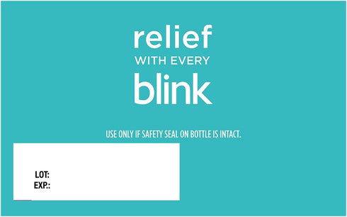 Blink Tears Lubricating Eye Drops Mild-Moderate Dry Eye .01 Fl Oz 25 Count...