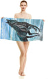 oFloral Horse Hand Towels,Beautiful Black Horses Running On The Beach Soft Comfortable Super-Absorbent Towel for Bath/Kitchen/Yoga/Golf/Hair Towel...