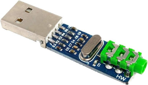 Comimark 1Pcs 5V USB Powered PCM2704 Mini USB Sound Card DAC Decoder Board for PC Computer...