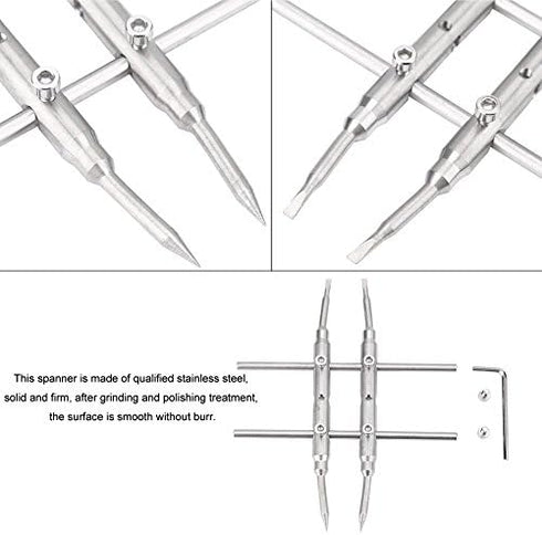 Lens Spanner Wrench, Camera Repair Lens Spanner Wrench-Acouto Camera Spanner, Professional Spanner Wrench Repair Maintanance Tools for DSLR Camera...
