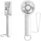 Portable Handheld Fan with Buckle Design, Mini Rechargeable Fan with 3 Speed Adjustable, Small Personal Fan for Home, Office, Travel, and Outdoor ...