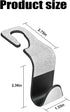 Car Seat Headrest Hook, 4 Pack Bling Hanger Storage Organizer for Purse Coat Handbag Grocery Bag, Strong and Durable Backseat Holder Hook, Bling C...