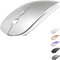 KLO Rechargeable Bluetooth Mouse for MacBook/MacBook air/Pro/iPad, Wireless Mouse for Laptop/Notebook/pc/iPad/Chromebook (BT/B Silver)...