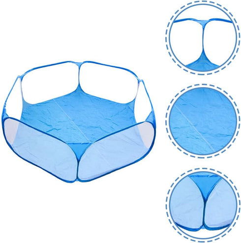 LUOZZY Animal Baby Playpen Foldable Safe Fence Anti-Slip Bases Baby Playard Breathable Pet Playpen Indoor Outdoor Yard Fence for Kitten Puppy Bunn...