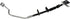 Dorman H620002 Front Driver Side Brake Hydraulic Hose Compatible with Select Ford / Mercury Models...