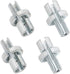 AUTOVIC Clucth Brake Cable Adjuster For Honda Yamaha Kawasaki Suzuki ATV Motorcycle 8mm Universal Cable Adjuster Nut Bolts(Silver)...