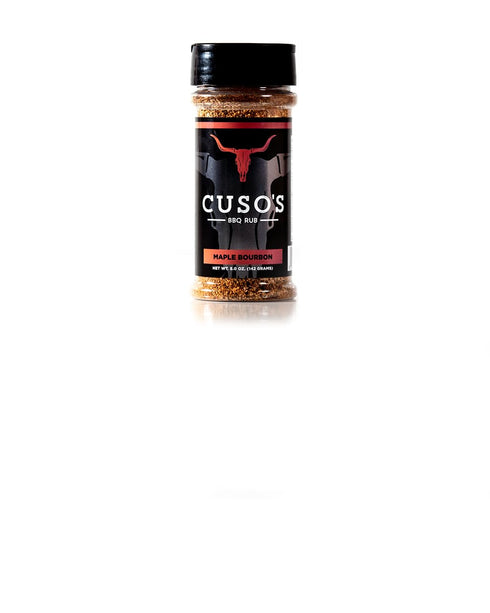 Cuso Cuts Great Tasting Maple Bourbon BBQ Seasoning Rub - Contains All Natural Ingredients - Spices & Rubs for Grill, BBQ & Marinade - Best BBQ Ru...