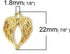 JGFinds Angel Wings Pendant Charm - 100 Pack (50 Silver, 50 Gold Toned) DIY Jewelry Making Supplies, Small 7/8 Inch Metal Wings for Bracelet, Neck...