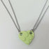 Heart Shaped Brick Necklace for Couples Friends Besties, Heart Pendant 2 Pieces Brick Pendants Compatible with Lego Elements for Women Men Memoria...