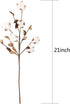 Ageomet 4pcs Cotton Stems 21" Artificial Cotton Flowers, Total 24 Balls Dried Floral Stems Cotton Decor for Farmhouse Decoration, Home Wedding Dec...