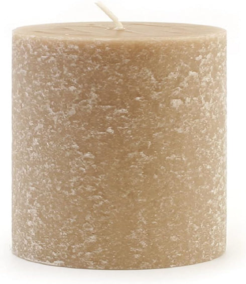 Root Candles 33345 Unscented Timberline Pillar Candle , 3 x 3-Inches , Taupe...