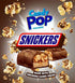 Snack Pop Snickers Candy Coated Popcorn, Made with Real Candy Pieces, Drizzled with Chocolate and Caramel, NON-GMO, 5.25oz...