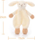 Apricot Lamb Stuffed Animals Security Blanket White Bunny Rabbit Infant Nursery Character Blanket Luxury Snuggler Plush(White Bunny, 10 Inches)...