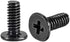uxcell M2x8mm Phillips Screw Fastener Black 3.8mm Dia Screw Head for Laptop PC TV Fan Switch 100pcs...