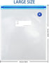 Sous Vide Bags 15pack Large Size 10.2x13.4in/ 26x34cm Food Storage Bags, Reusable Vacuum Zipper for Sous Vide Cooking, 4 Sealing Clips for Food St...