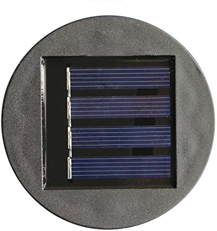 AA 600Mah Solar Lantern Top Replacement for Outdoor Solar Lantern Lights Waterproof, Warm White Glow (Round Solar Panel)...