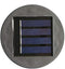 AA 600Mah Solar Lantern Top Replacement for Outdoor Solar Lantern Lights Waterproof, Warm White Glow (Round Solar Panel)...