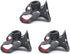 3 Pack Gooseneck Clamp Replacement Phone Holder Clip Universal 17mm Ball Mount Joint Socket for Flexible Long Arm Hose Stand Cellphone Bracket Tab...