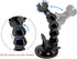 Flexible Gooseneck Extension Suction Cup Car Mount Holder with Phone Holder for Gopro Hero 12 Black, Hero 11/10/9/8/7 Black, 4 Session, 4 Silver, ...