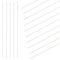 Swpeet 15Pcs Milkly Plastic Rods Assortment Kit, Diameter 3mm Length 250mm Material ABS Round Stick Round Solid Bar DIY Model for DIY Toys Buildin...