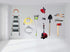 2 Piece Wall Mount Garage Storage Hooks, House Shape Tool U-Hooks Holders for Power Tools, Bikes, Ropes, Hoses, Bulk Items Storage (Black)...