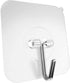 KK5 Adhesive Hooks for Hanging Wall Hooks 22 lbs Self Adhesive Towel Hook Transparent Hooks for Keys Bathroom Shower Outdoor Kitchen Door Home Imp...