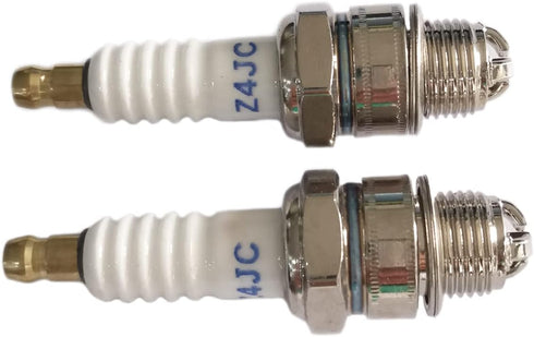 2PCS High performance 3 Prong Spark Plug M4×1.25, Z4JC for 2 stroke engine kits 66cc/80cc gas motorized bicycle...