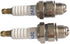 2PCS High performance 3 Prong Spark Plug M4×1.25, Z4JC for 2 stroke engine kits 66cc/80cc gas motorized bicycle...
