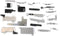 Full Set Small Metal Internal Bracket Kits Replacement for Iphone 8 Plus (5.5 inch)...
